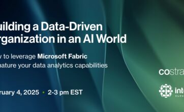 Building a Data-Driven Organization in an AI World - webinar header